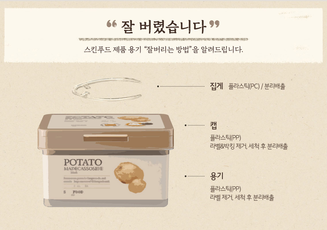 포테이토 마데카소사이드 데일리 마스크3