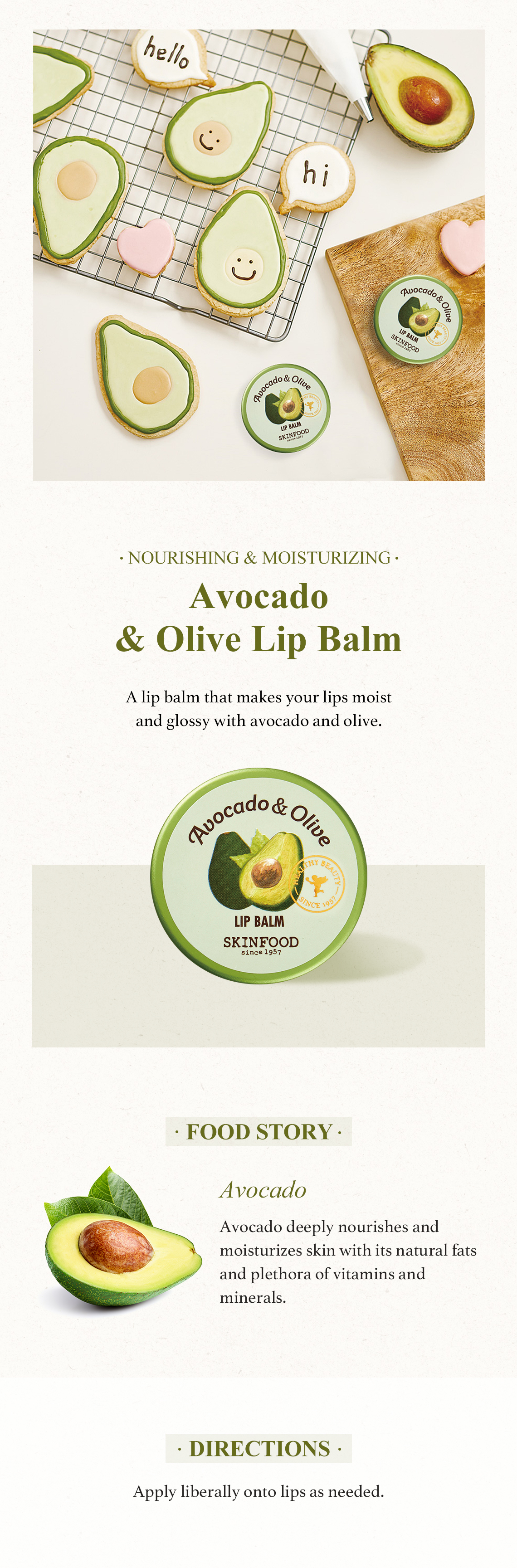 Avocado & Olive Lip Balm