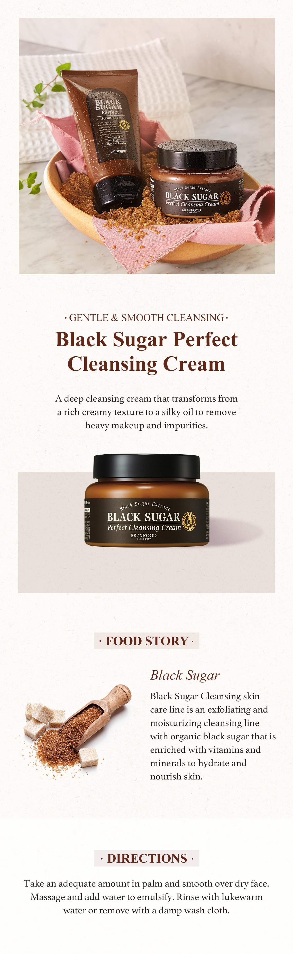 Black Sugar Perfect Cleansing Cream