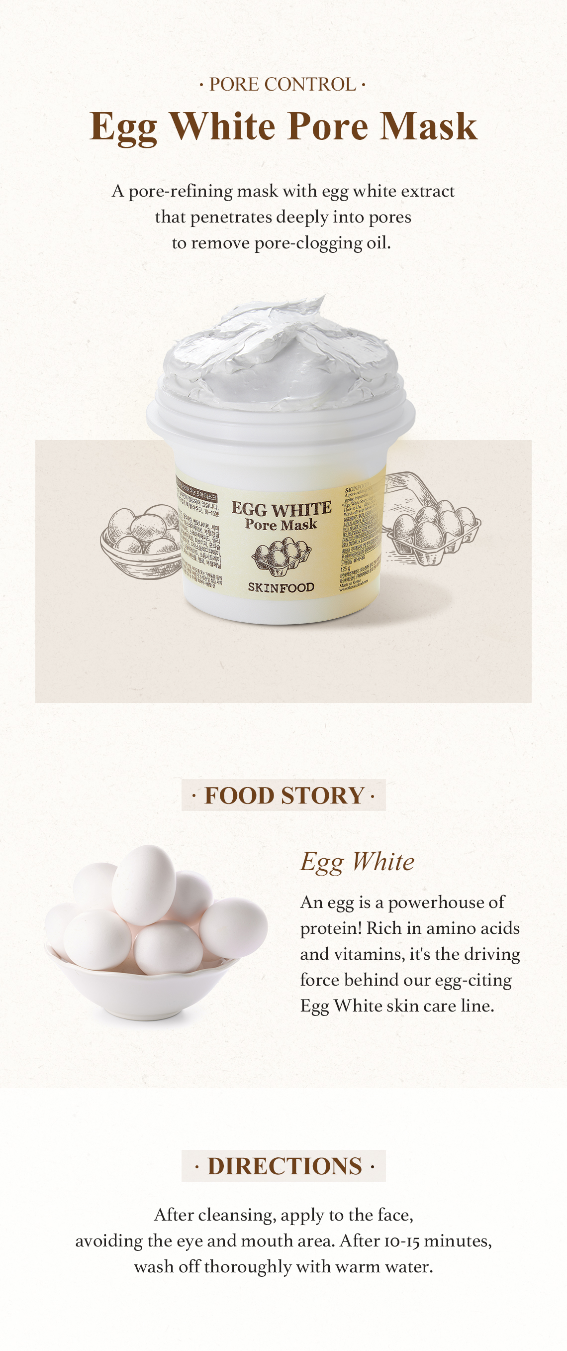 Egg White Pore Mask